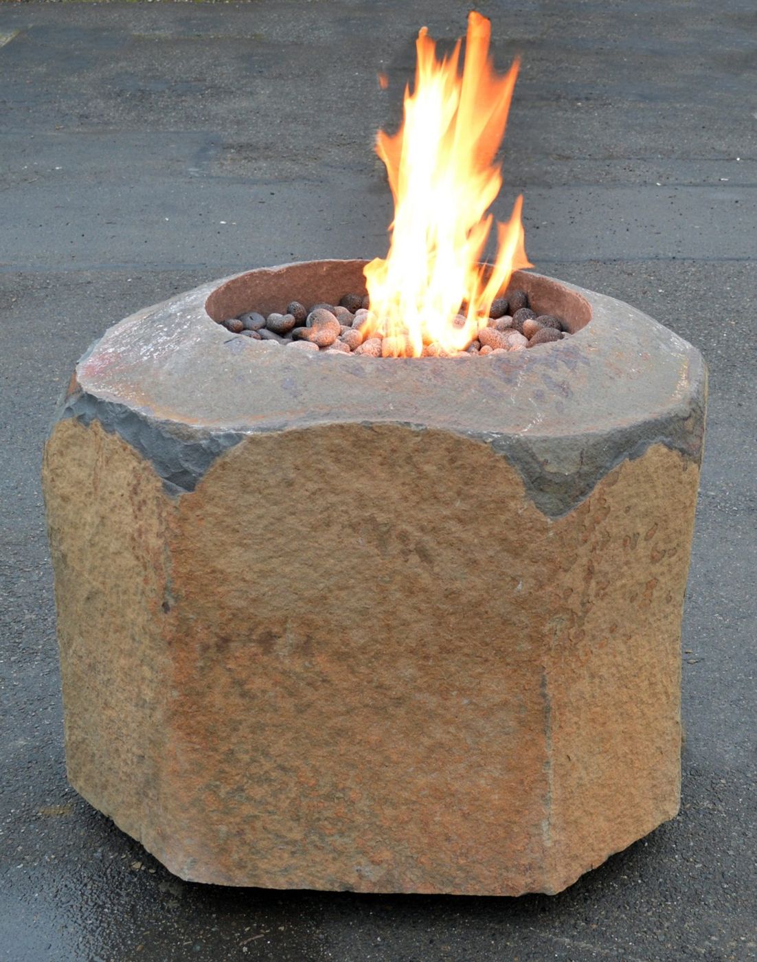 Basalt Domed Volcano Fire Pit Basalt for fire features & materials