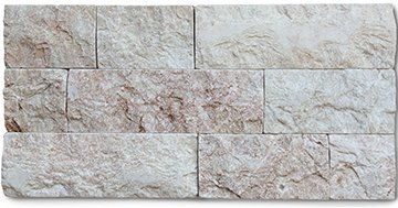 Elevation Crema Eda Rosa Antiqued Splitface Veneer